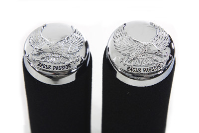 V-Twin - 28-0654 - Eagle Passion Throttle By Wire Grip Set